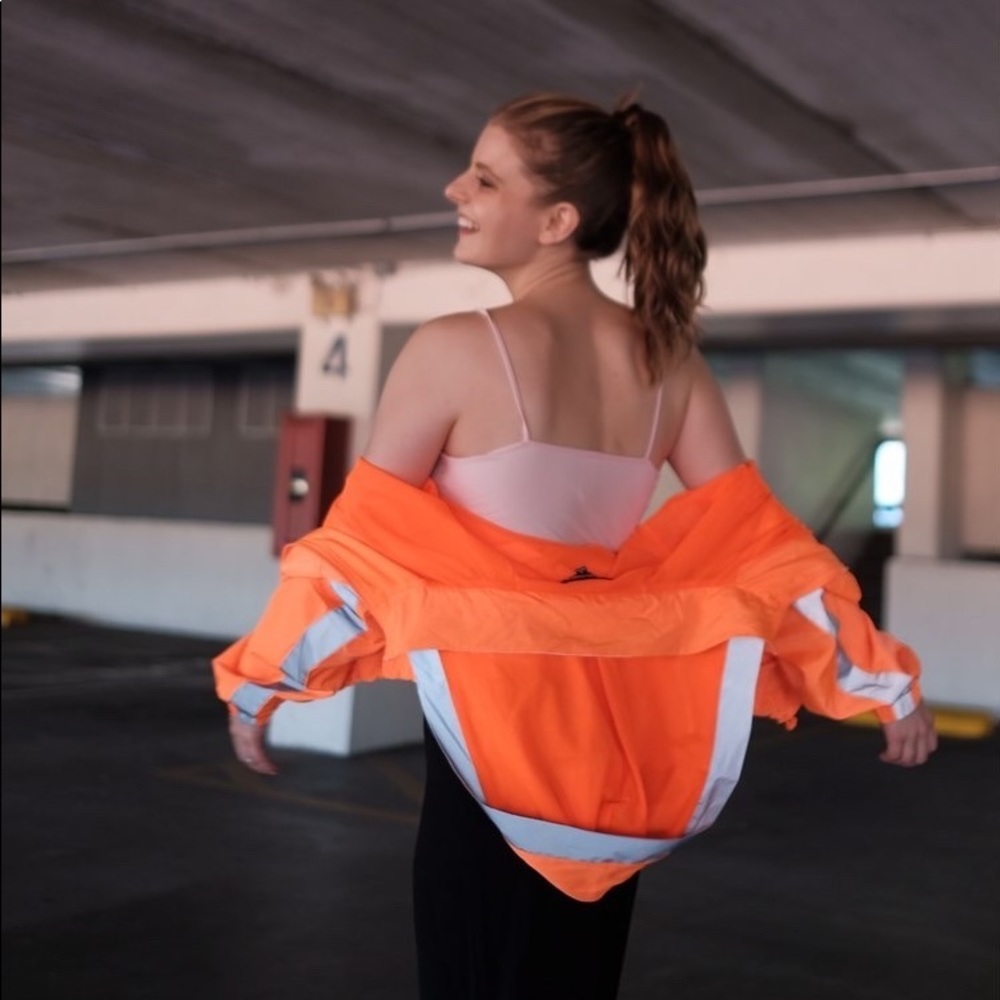 Cute Orange Construction Jacket - image 3